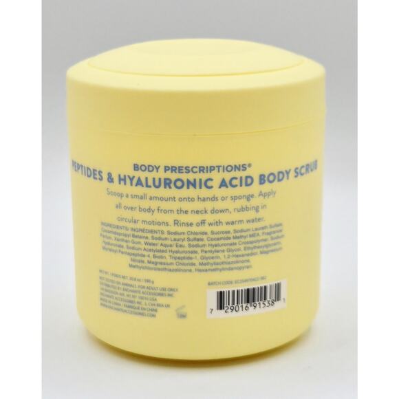 Body Prescriptions Peptides & Hyaluronic Acid BODY SCRUB- 20.8 oz - Picture 2 of 2